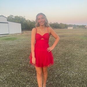 Red Hoco Dress size 3